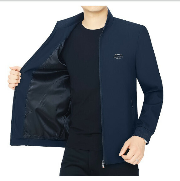 Hot selling casual jacket tops [M-4XL] [JK602 navy] (contact customer service after placing the order to confirm the delivery size)