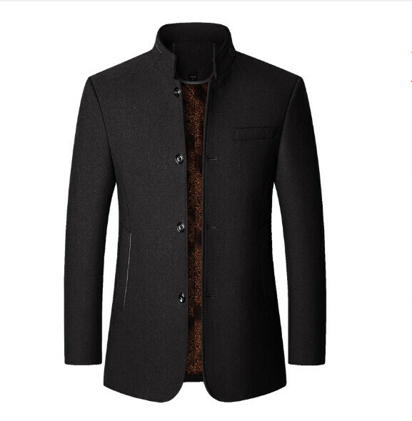 Hot selling casual thickened jacket tops [M-3XL] [FY1849 black] (contact customer service after placing the order to confirm the delivery size)