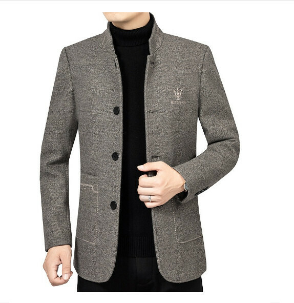 Hot selling casual thickened jacket tops [M-4XL] [1856 light coffee] (contact customer service after placing the order to confirm the delivery size)