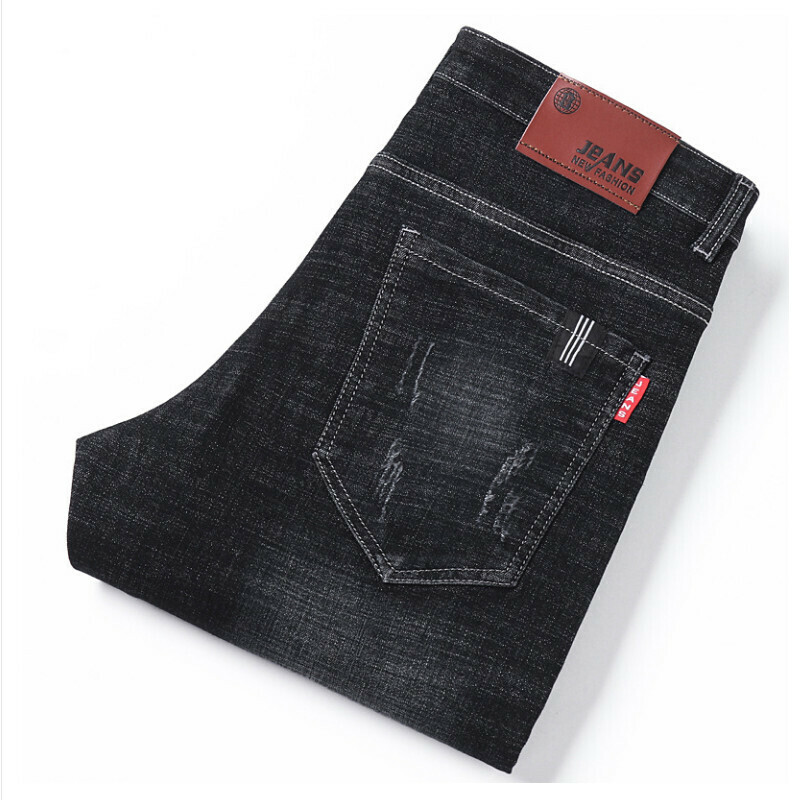 Hot selling casual jeans trousers [#350 black size 28-38] [contact customer service after placing the order to confirm the delivery size]