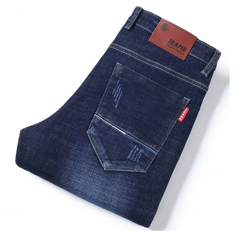 Hot selling casual jeans and trousers [#355 blue size 28-38] [contact customer service after placing the order to confirm the delivery size]