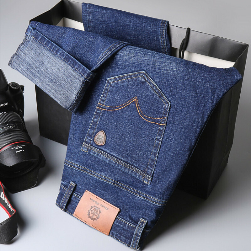 Hot selling casual jeans trousers [Blue 6688 Chang 28-40 size] [Contact customer service after placing the order to confirm the delivery size]