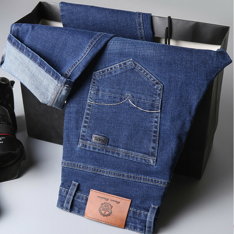 Hot selling casual jeans trousers [Blue 6168 Chang 28-40 size] [Contact customer service after placing the order to confirm the delivery size]