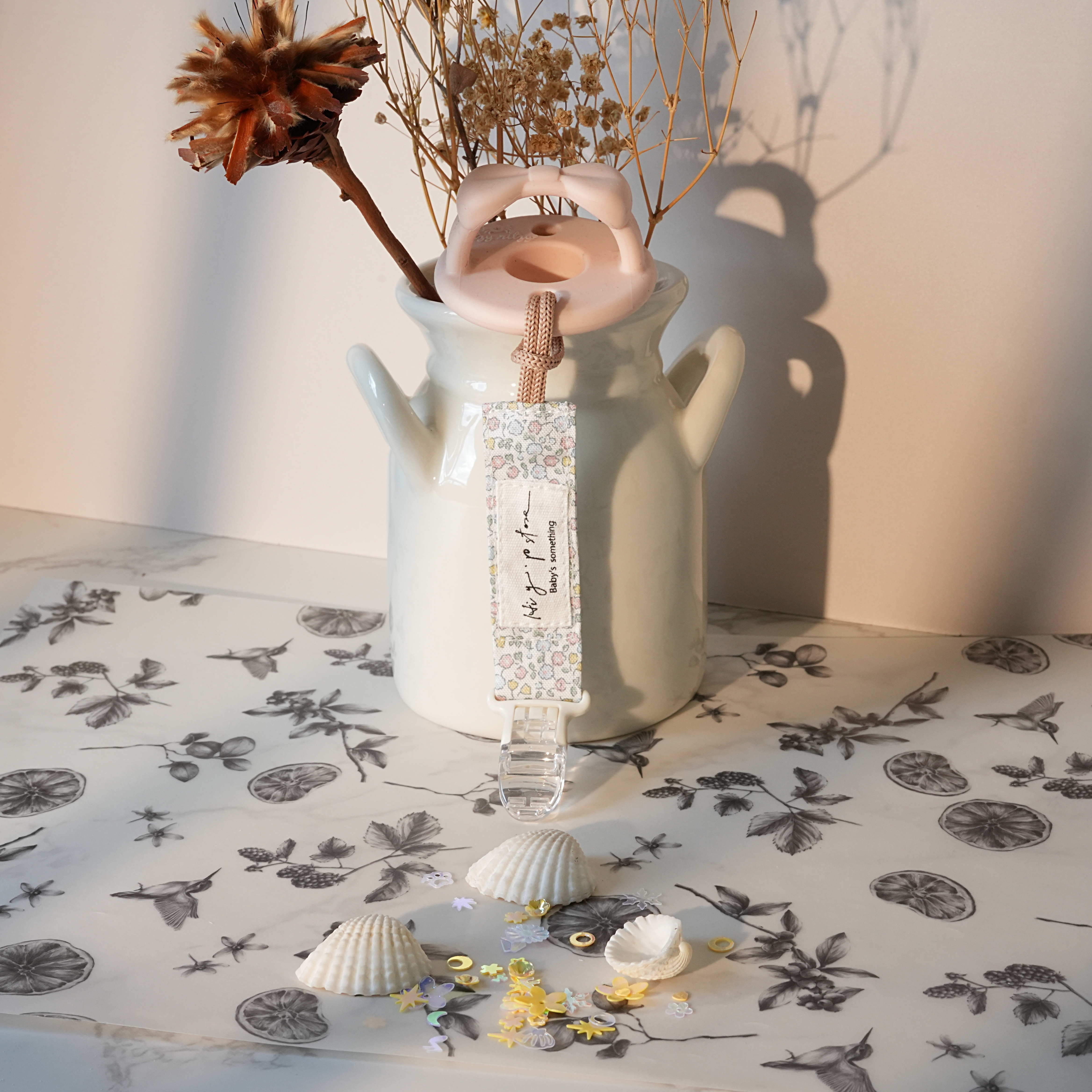 Hi Y.P store-短版鱷魚夾-花蔓絮語