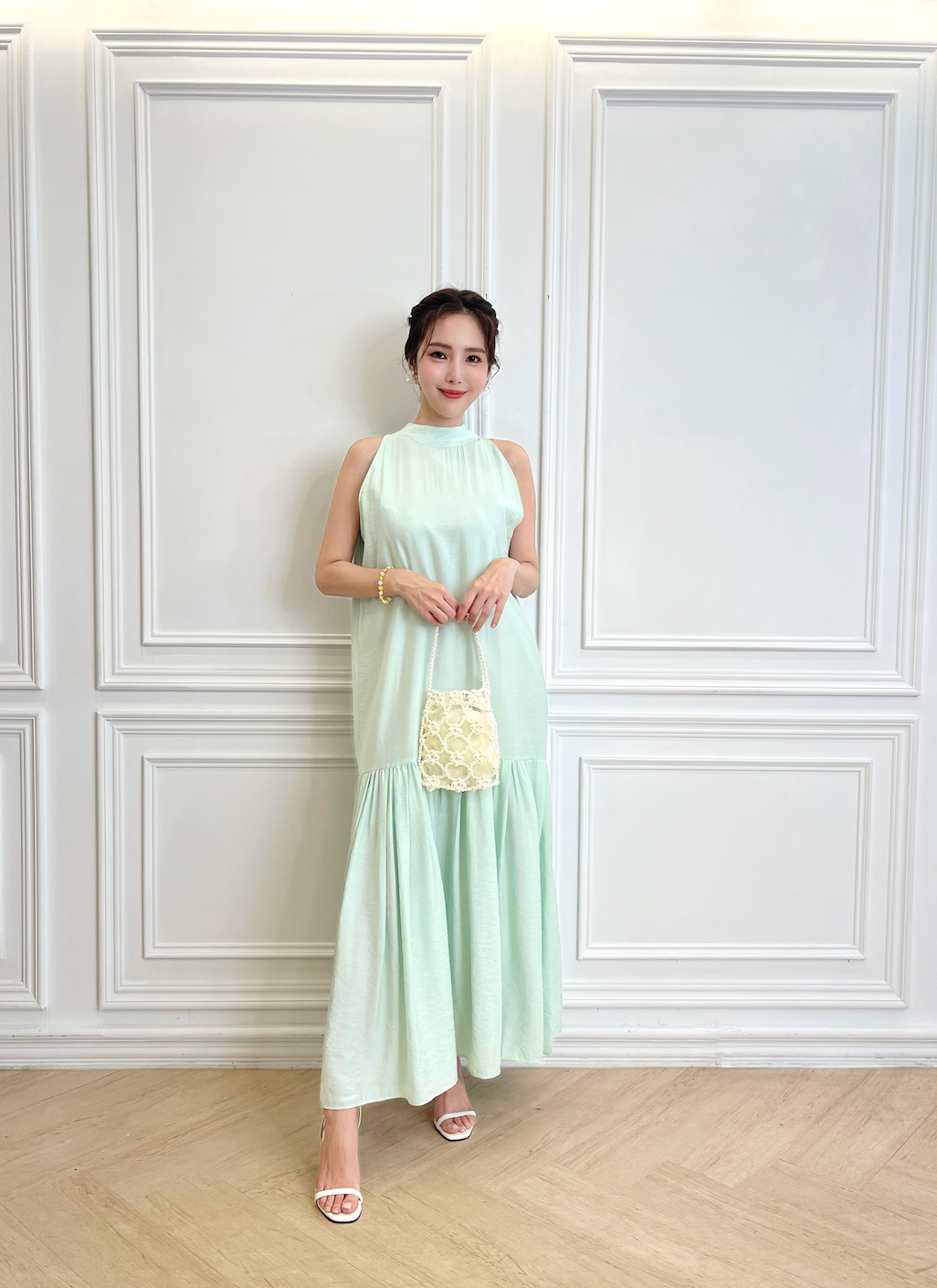 仙氣飄飄!後綁帶長洋