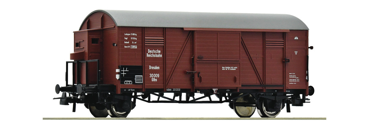Roco 6600038 HO規 Covered goods wagon,DRG 貨車