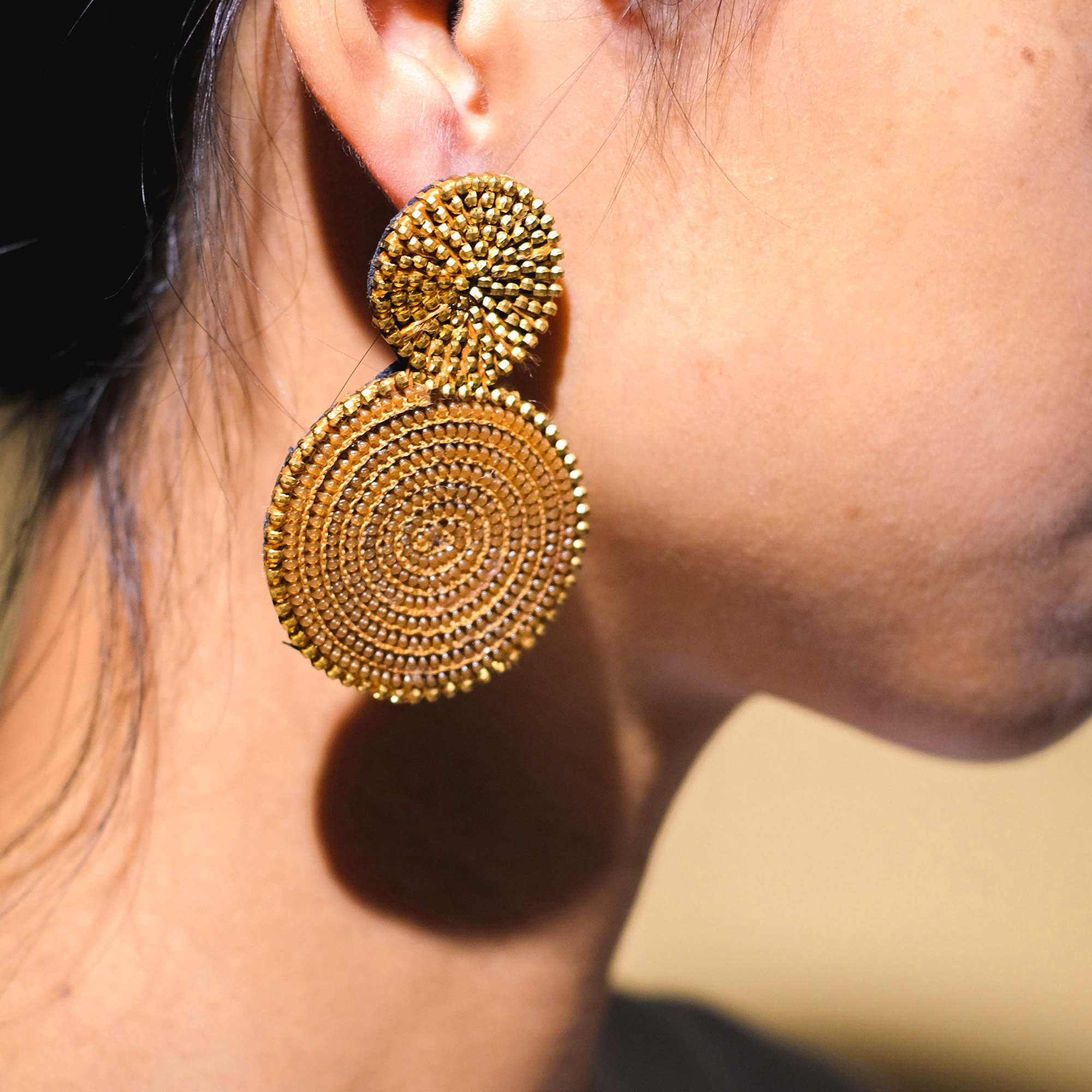 永生鏈耳環｜朝陽｜史瓦帝尼