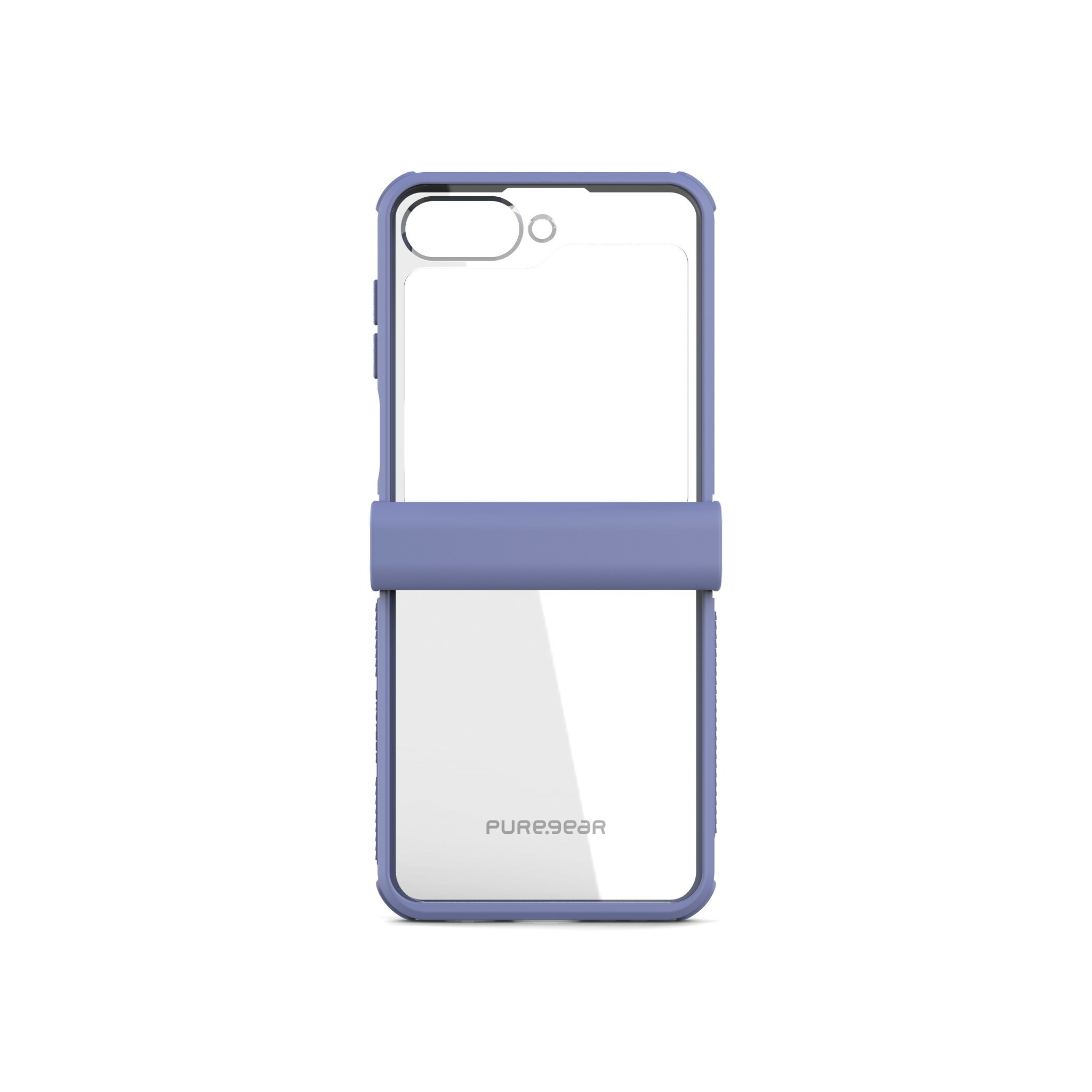 Samsung  Flip5 輕坦克透明防摔保護殼 / 薰紫