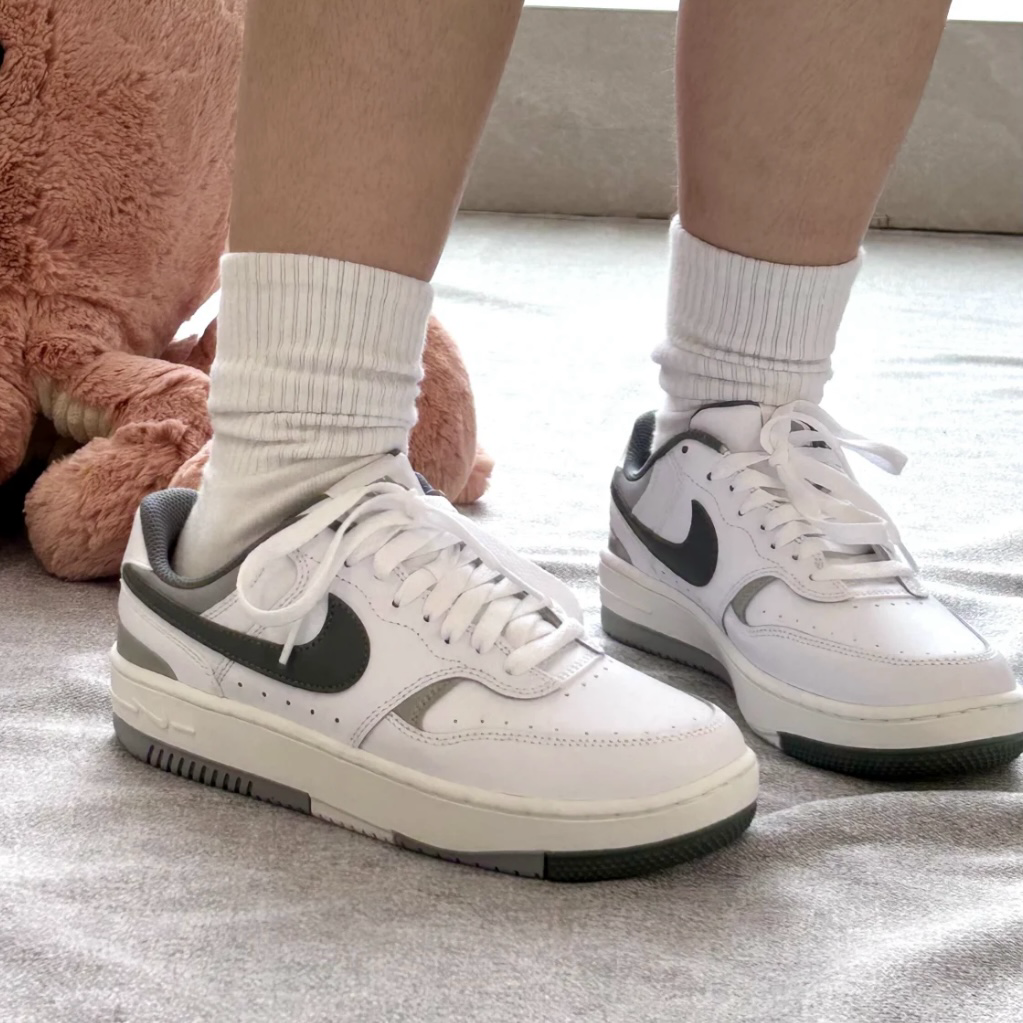 Nike Gamma Force Smoke Grey 灰白 岩石灰 霧灰 厚底增高 低筒休閒鞋