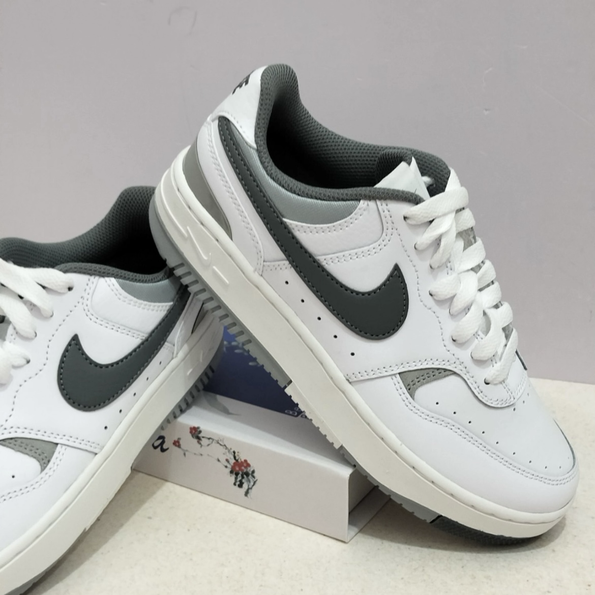 Nike Gamma Force Smoke Grey 灰白 岩石灰 霧灰 厚底增高 低筒休閒鞋