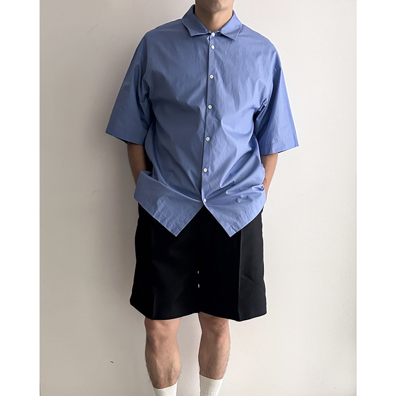 ATON Suvin Broad Oversized Shirt