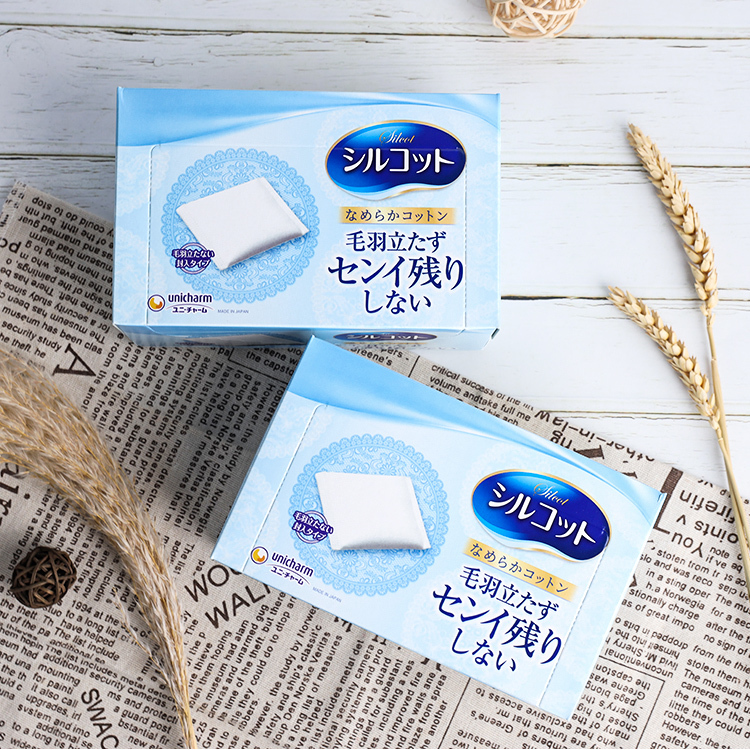 日本 Silcot絲花 Unicharm化妝棉 82片【AQ061】