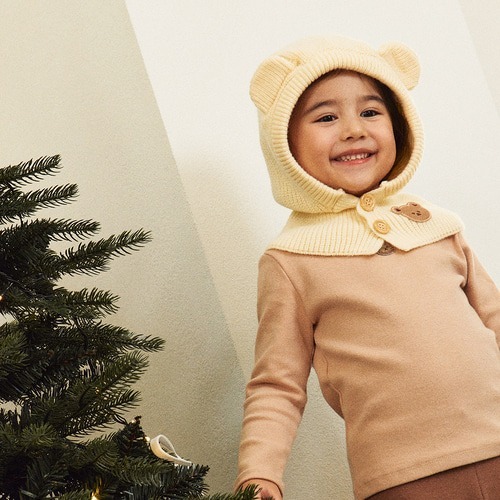 DTD萌萌耳系列-連扣巴拉克拉法帽