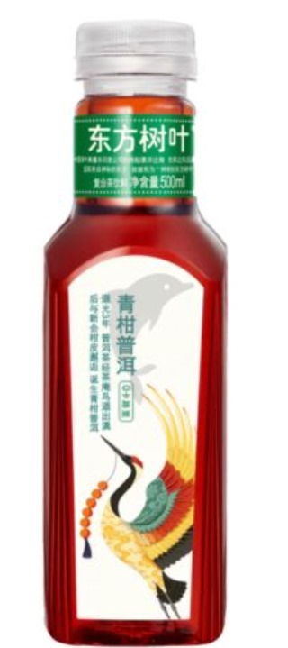 G1: 農夫山泉 - 東方樹葉 青柑普洱茶 (500ml)
