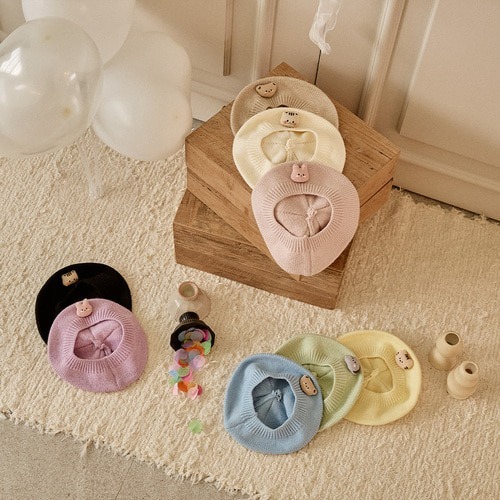 NEW✨DTD 圓圓針織玩偶貝雷帽(虎仔/恐龍款數量有限)