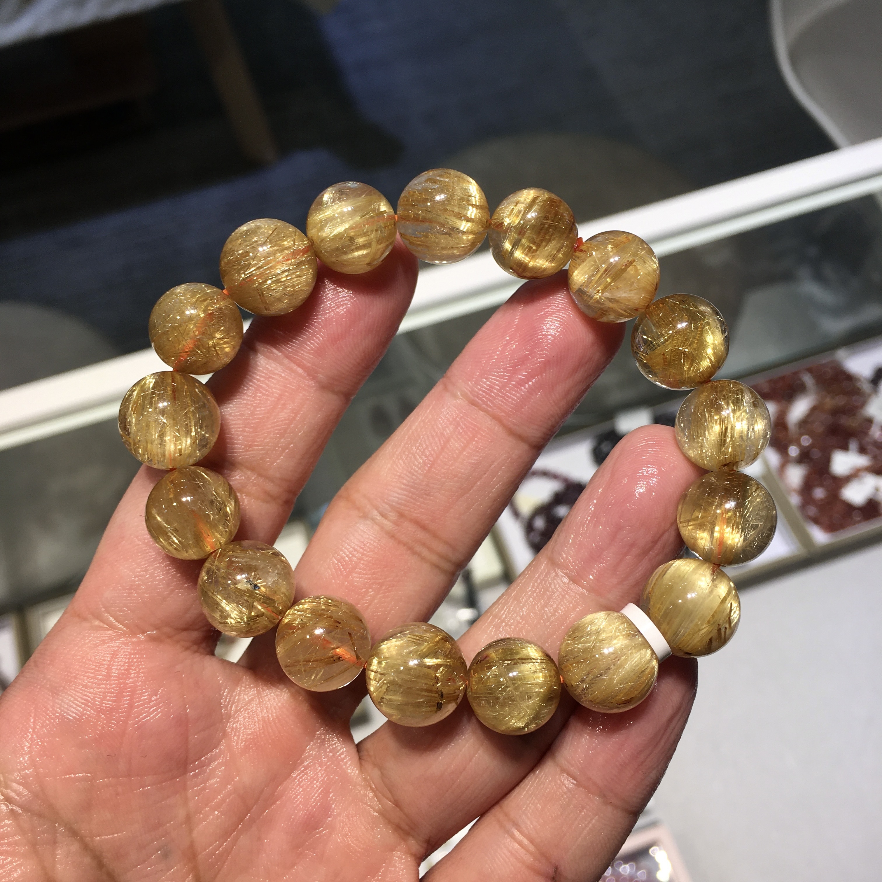 金鈦晶手串 15904 12.5mm