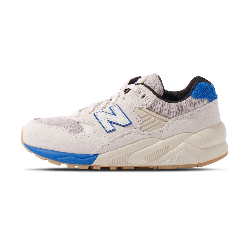 New Balance NB 580 男鞋 女鞋 米白藍色 麂皮 復古 運動 休閒鞋 MT580ESB