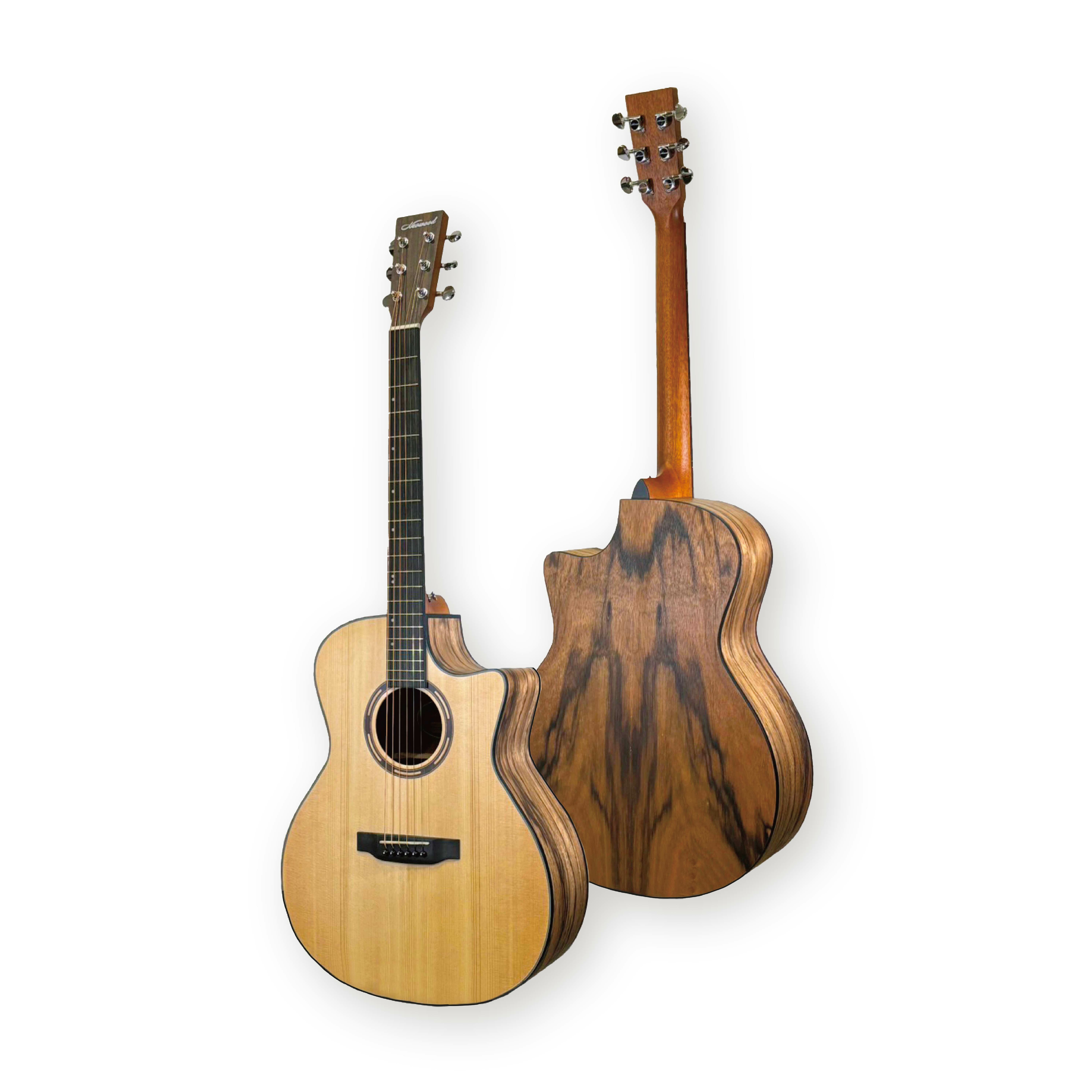 【1-1】[Neowood Guitar] Shelling系列 GA切角-40吋(SGAPWC附琴袋組)