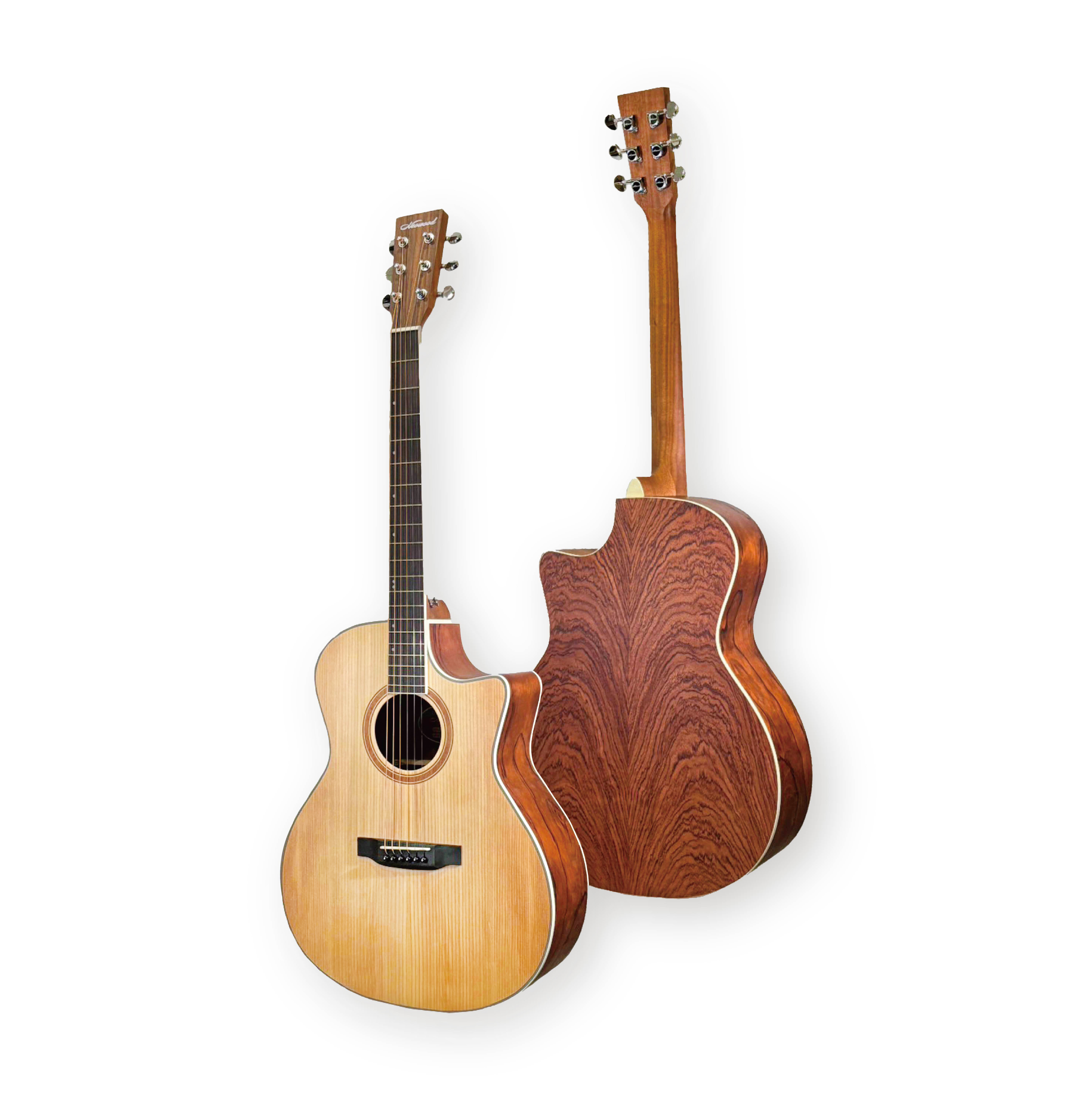 【1-1】[Neowood Guitar] Shelling系列 GA切角-40吋(SGABC附琴袋組)