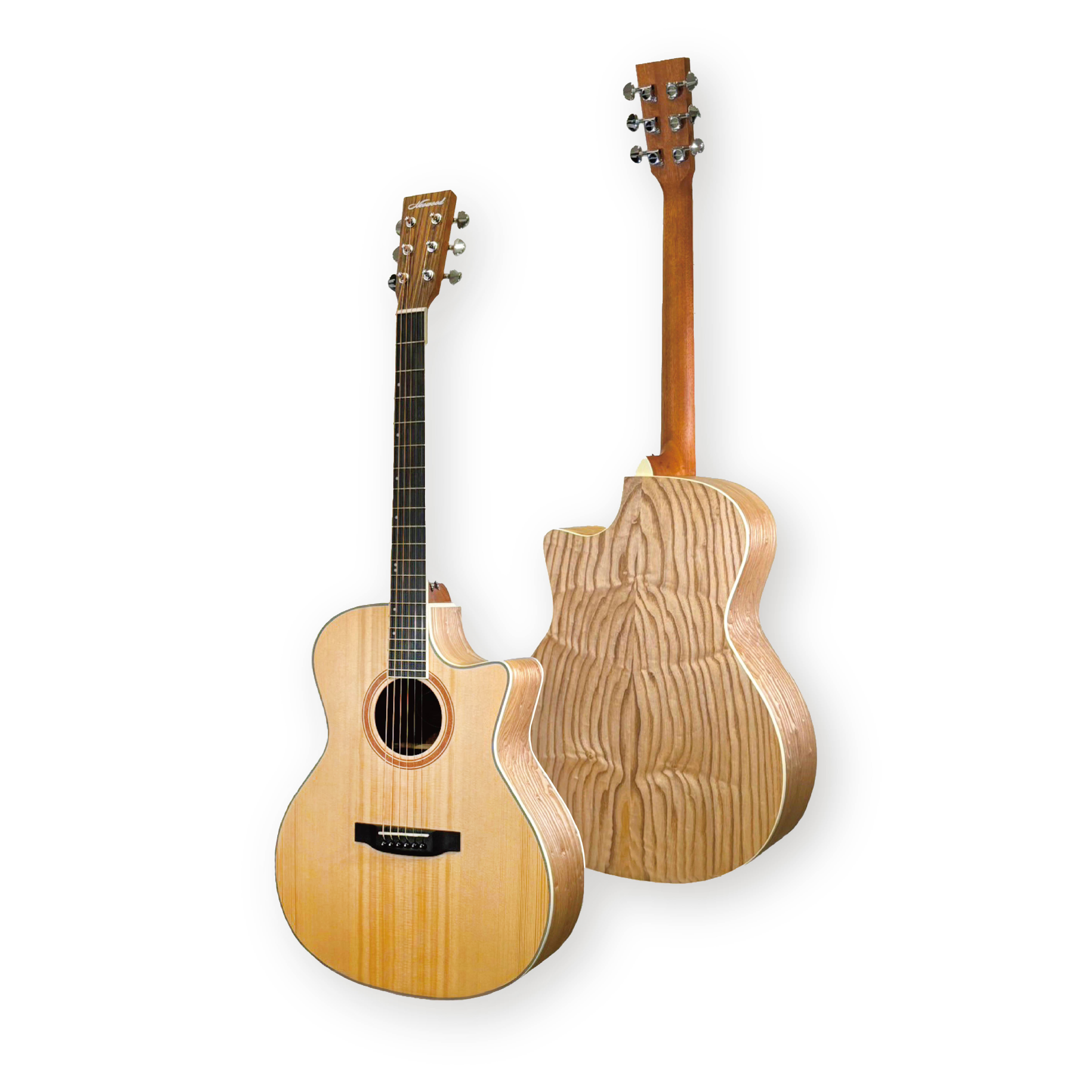 【1-1】[Neowood Guitar] Shelling系列 GA切角-40吋(SGAAC附琴袋組)