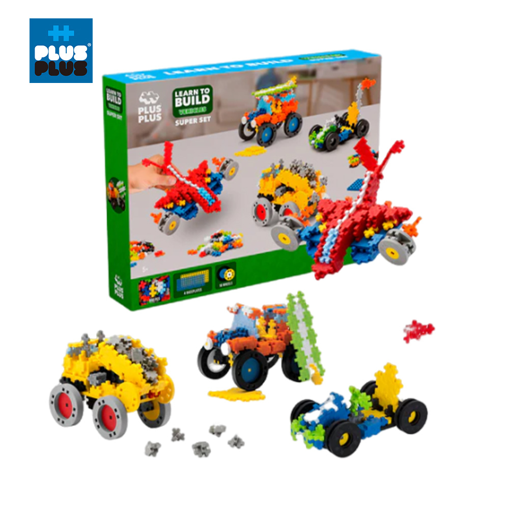 【++Plus-Plus 加加積木】小顆粒 GO系列-交通工具 800 pcs