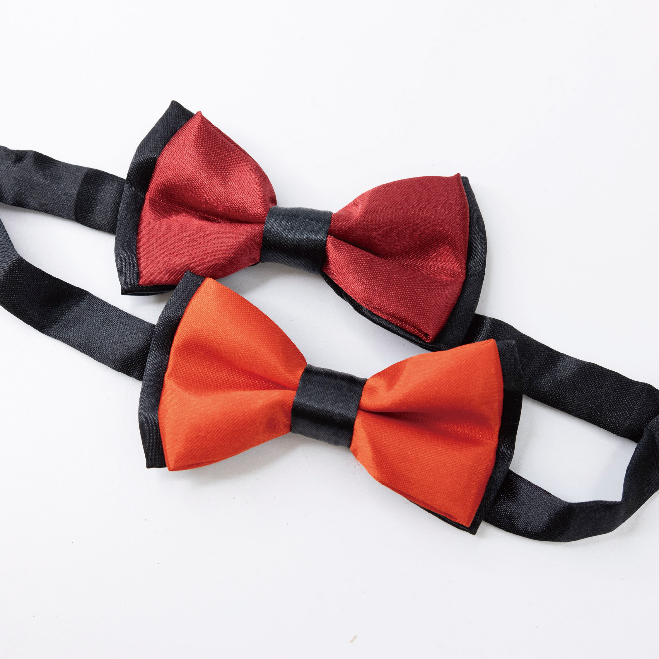 【JA0359】紅黑雙層領結＊二色