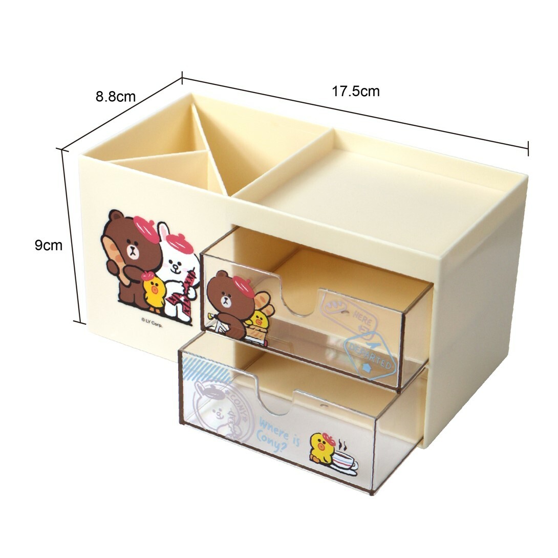 Line Friends |  抽屜 桌面收納盒