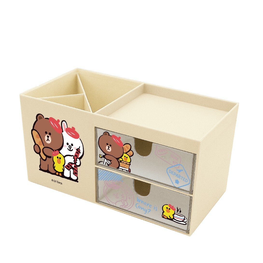 Line Friends |  抽屜 桌面收納盒