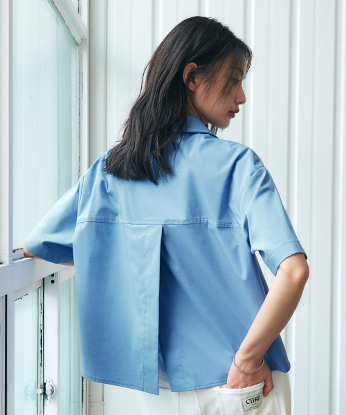 CITYBREEZE WRINKLE FREE STITCH POINT SHORT SLEEVE SHIRT