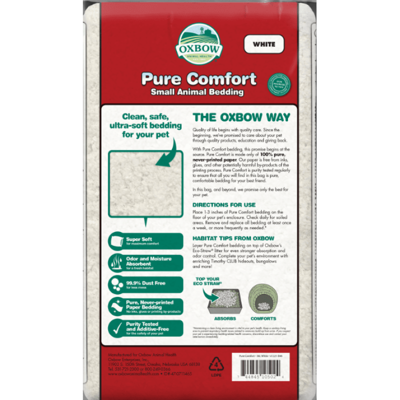 Oxbow Pure Comfort 環保吸水紙棉 (白色) - 36L
