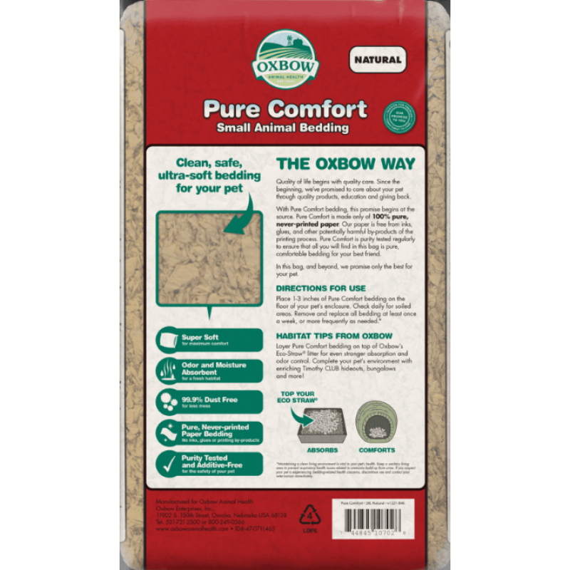 Oxbow Pure Comfort 環保吸水紙棉 (原色) - 28L