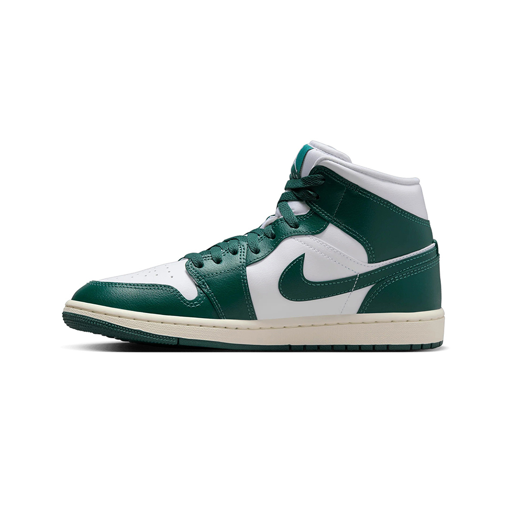 W Air Jordan 1 Mid 白綠 BQ6472-133