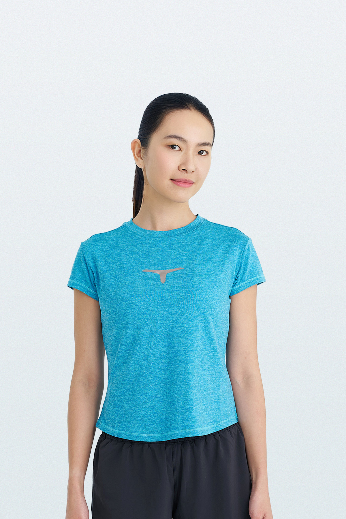 托瑪斯經典麻花女短袖（湖水藍麻花）5週年限定色