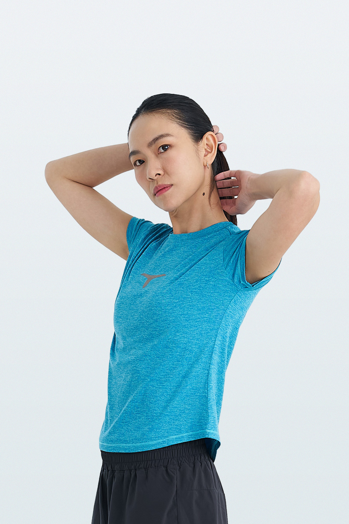 托瑪斯經典麻花女短袖（湖水藍麻花）5週年限定色