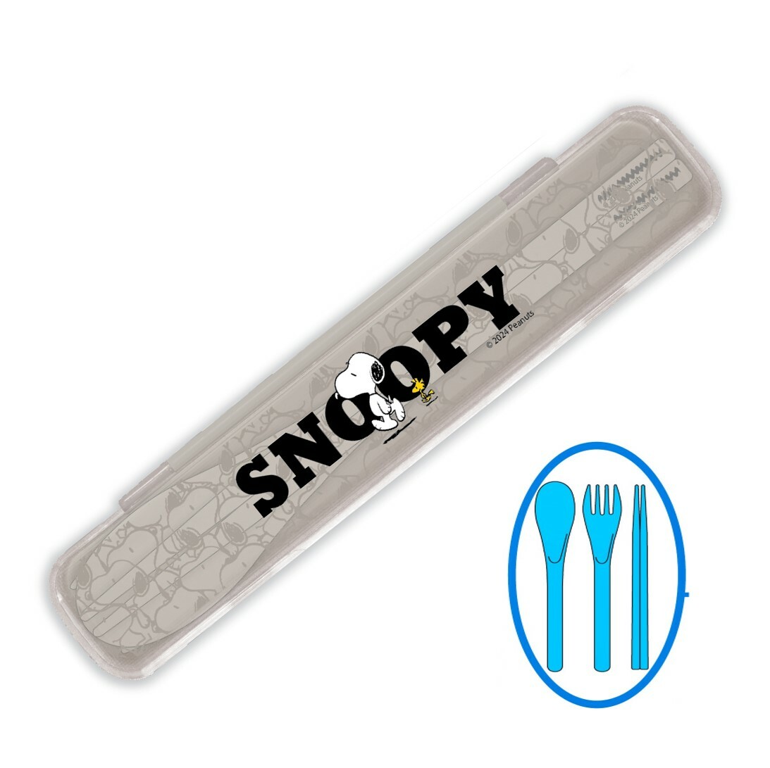 史諾比 - 史努比 餐具套裝 (叉+匙+筷)