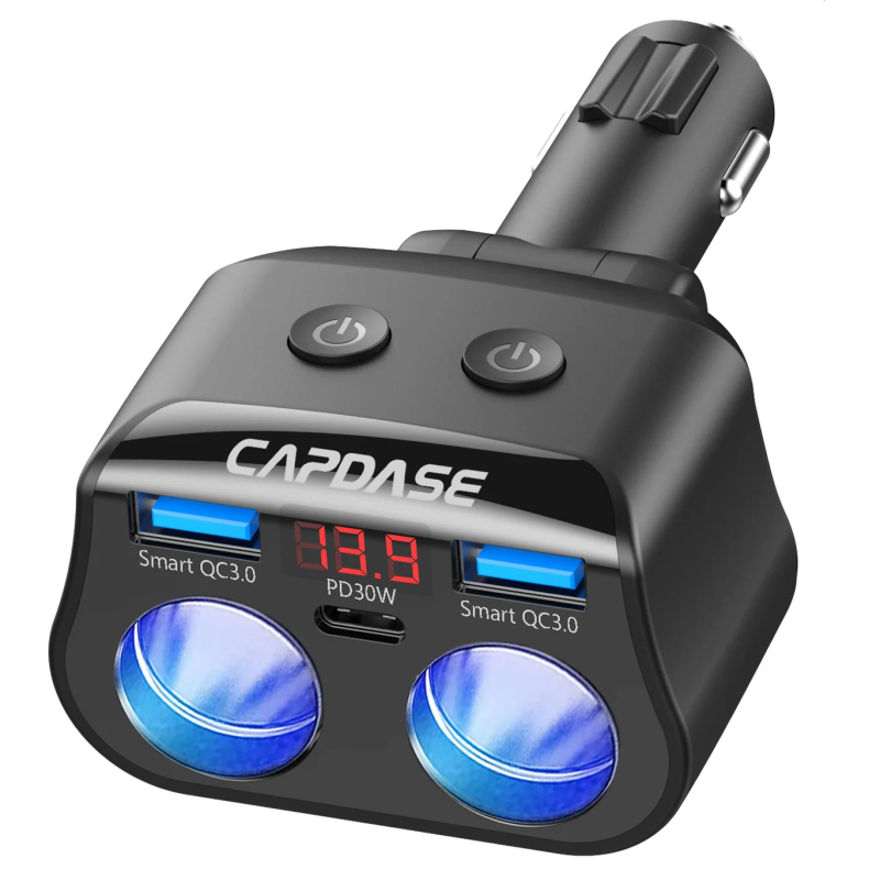 Capdase PowerDrive B248M 48W 點煙位一開二 車載充電器 #CA00-PD201