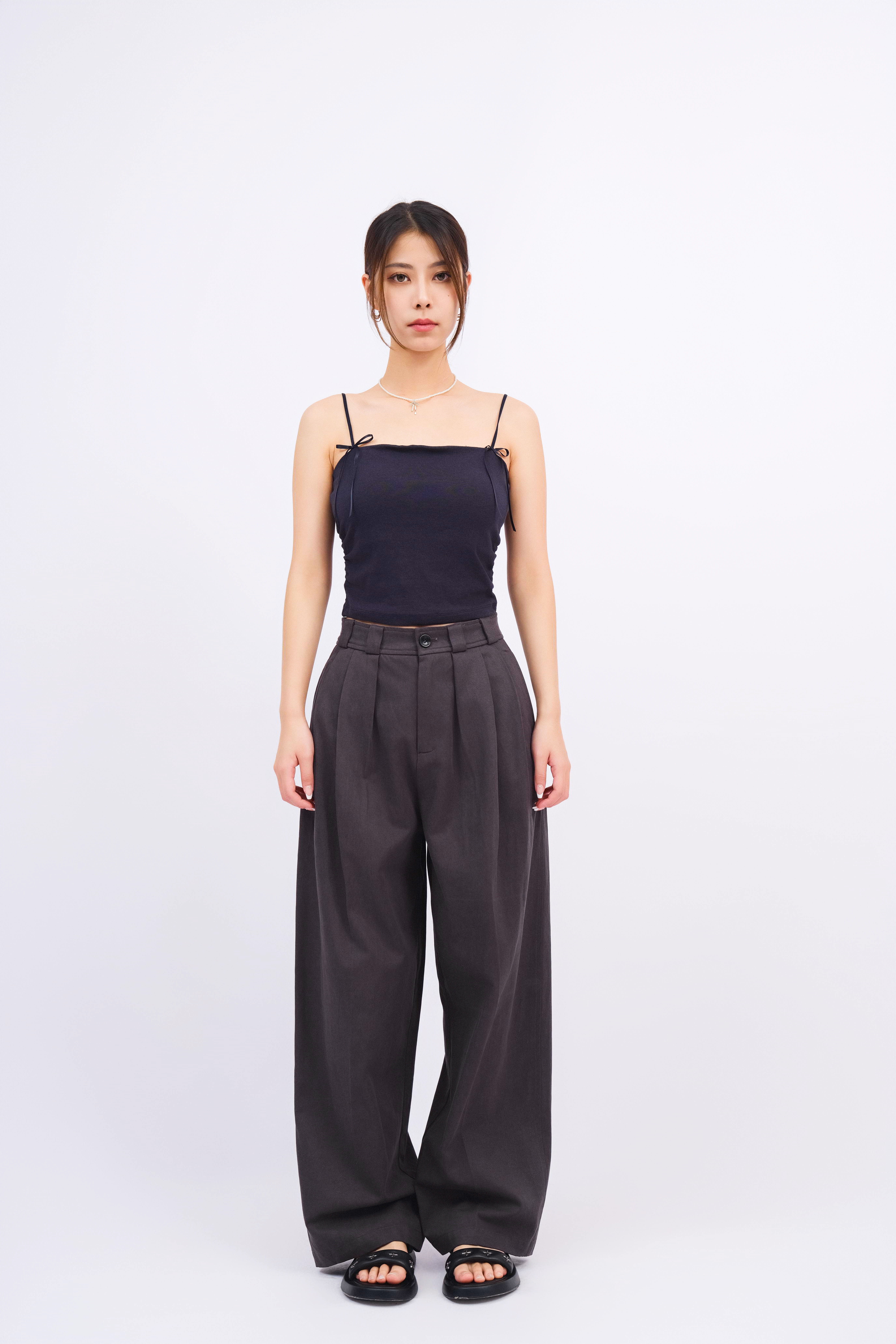 蝴蝶結絲帶吊帶bra top  (現貨款式）