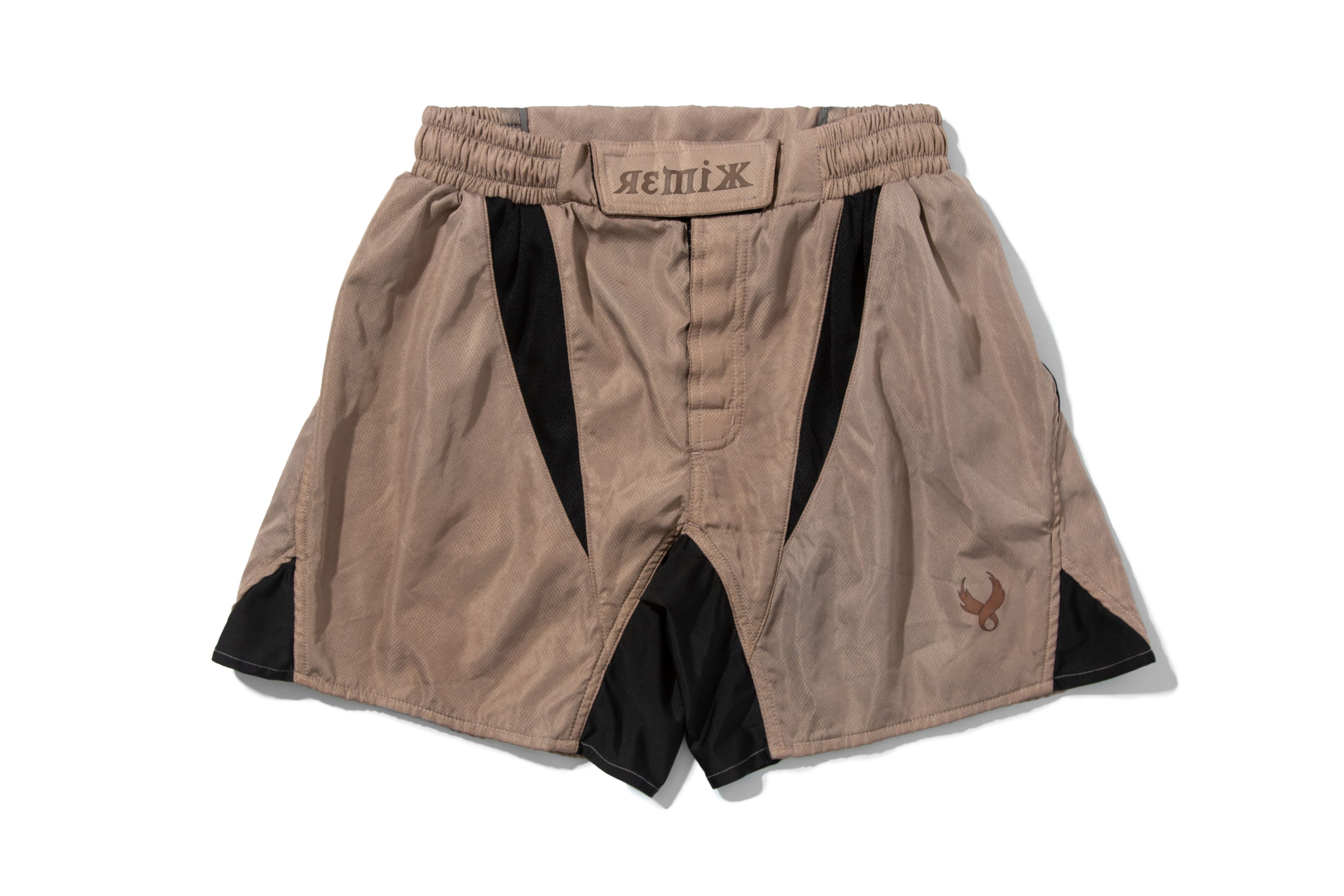 REMIX "RMX FIGHT SHORTS" (Brown)