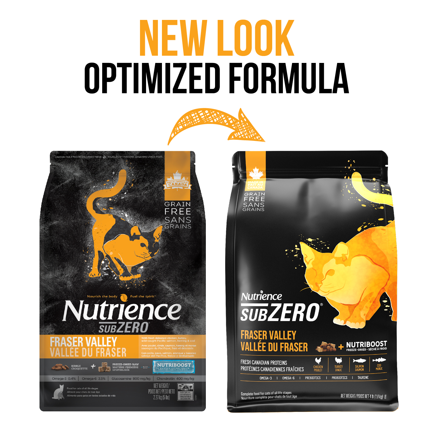 Nutrience SUBZERO FraserValley Cat Formula 4.5kg (10lb)