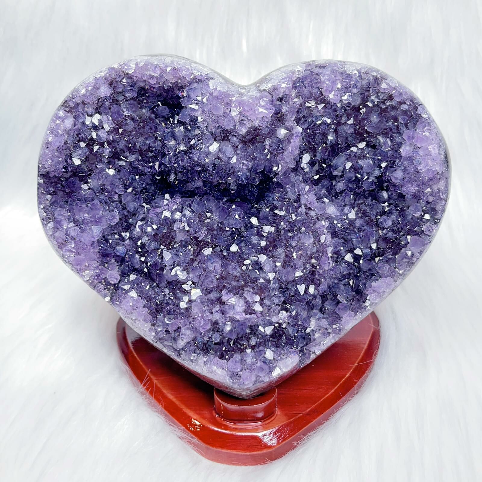 紫晶心形 AH049
