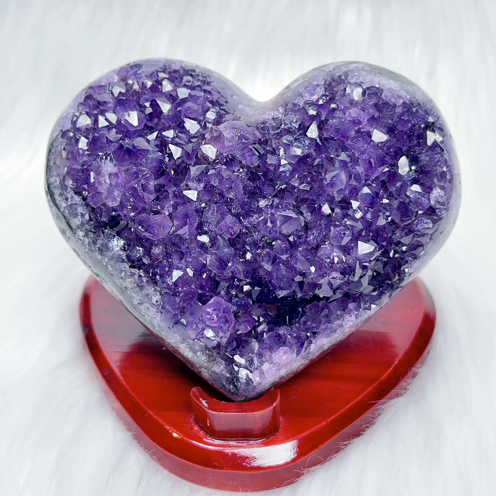 紫晶心形 AH021
