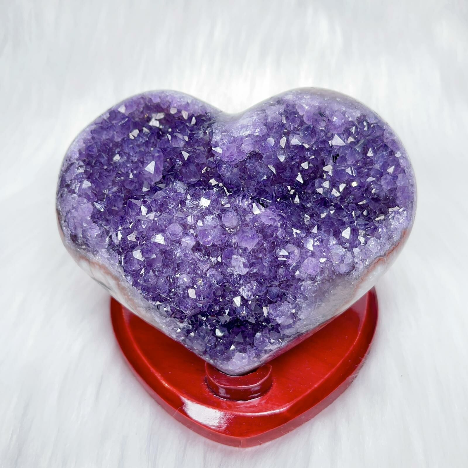 紫晶心形 AH050