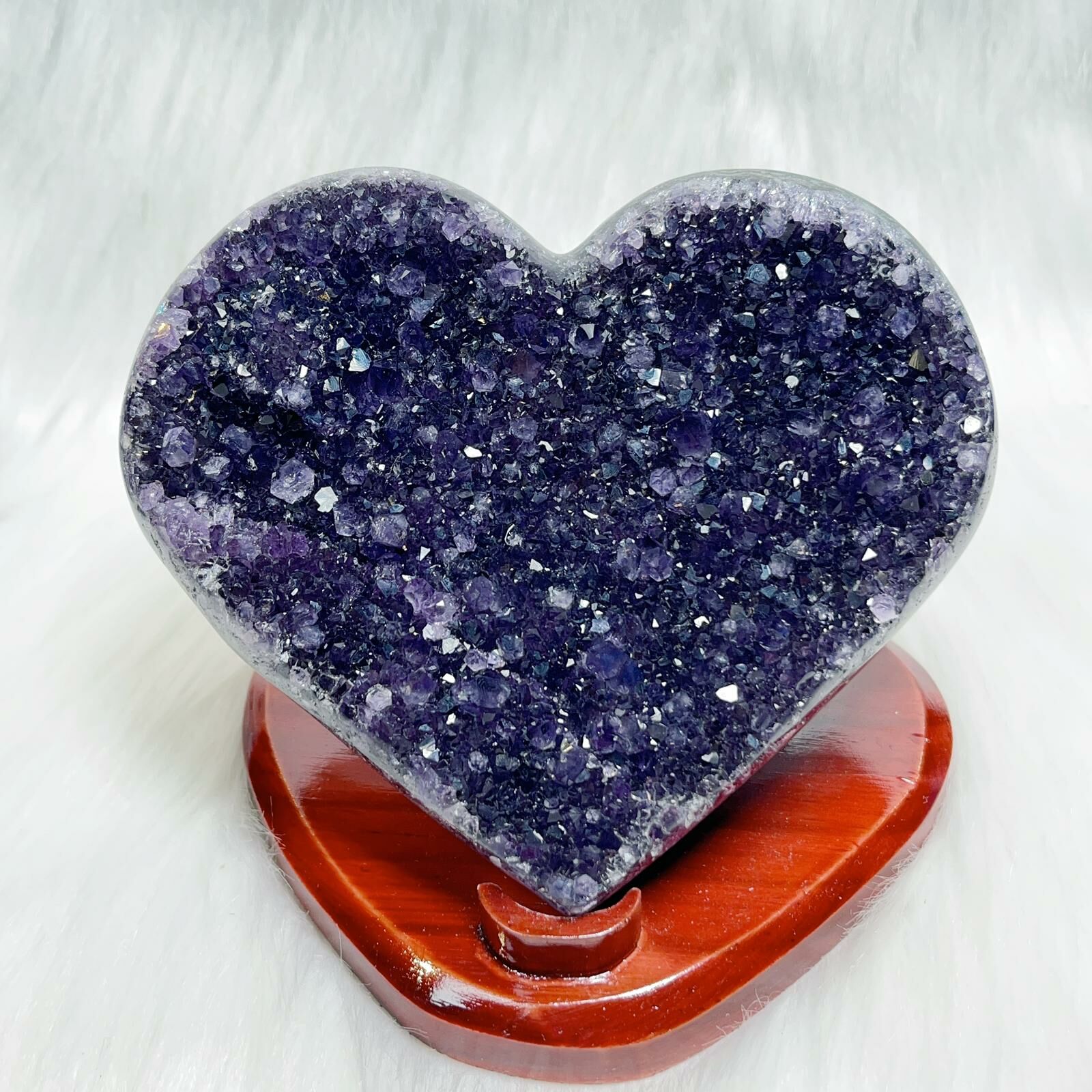 紫晶心形 AH032