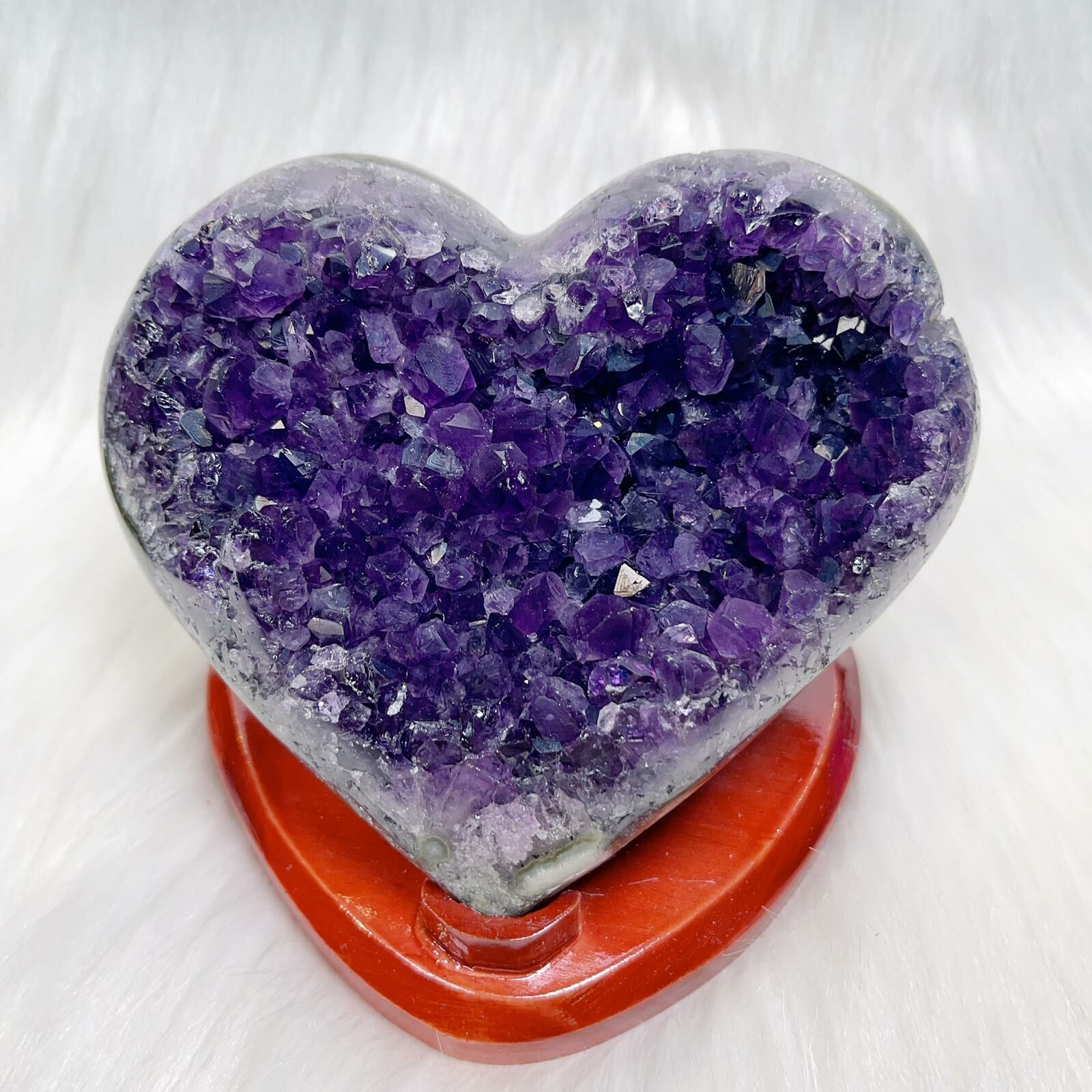 紫晶心形 AH046