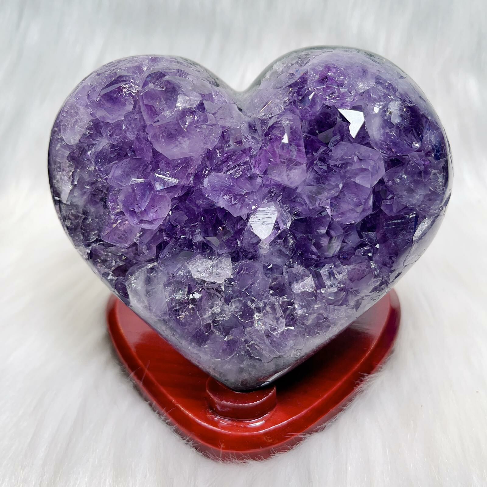 紫晶心形 AH033