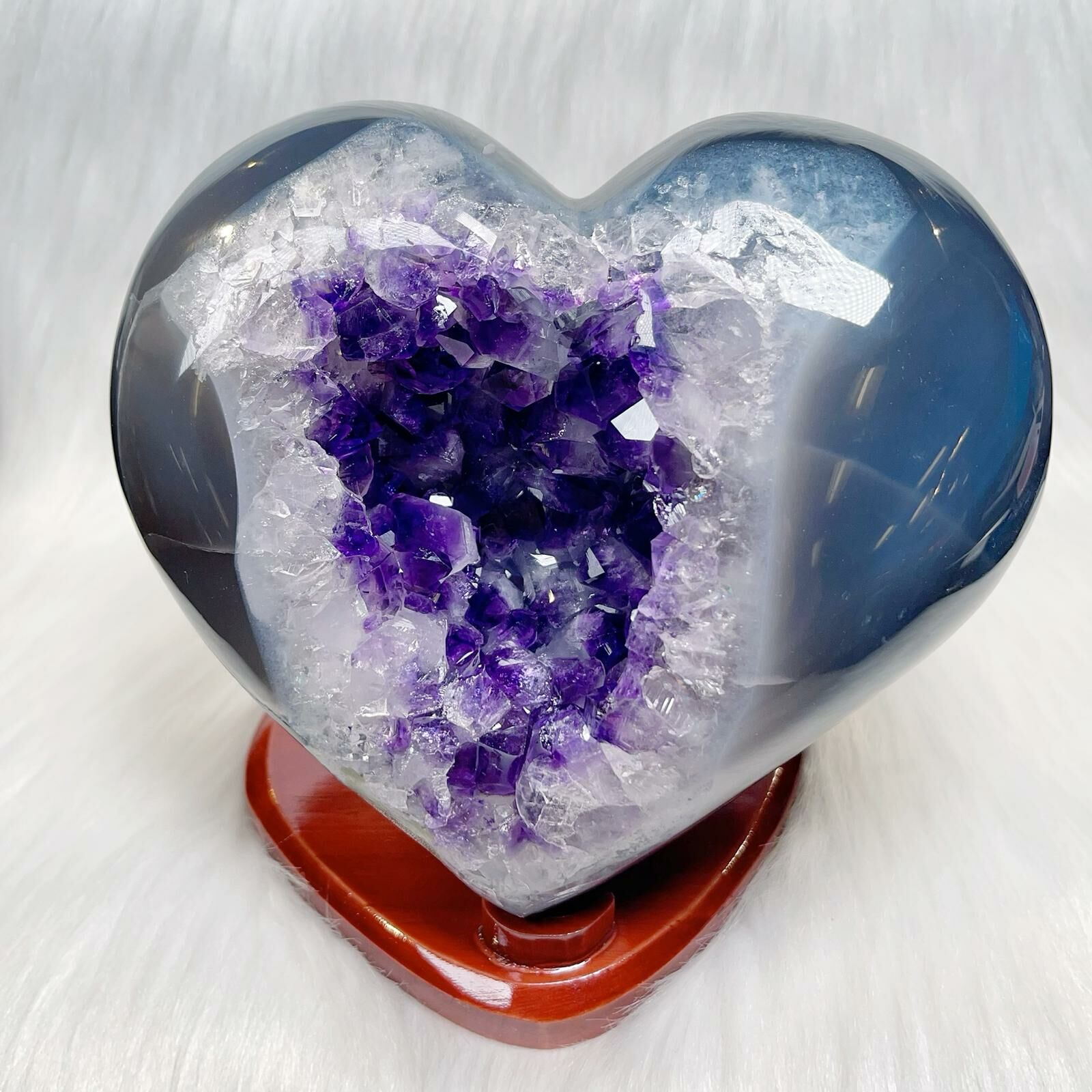 紫晶心形 AH028