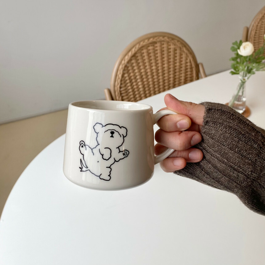 Tteokguknuna 比熊馬克杯