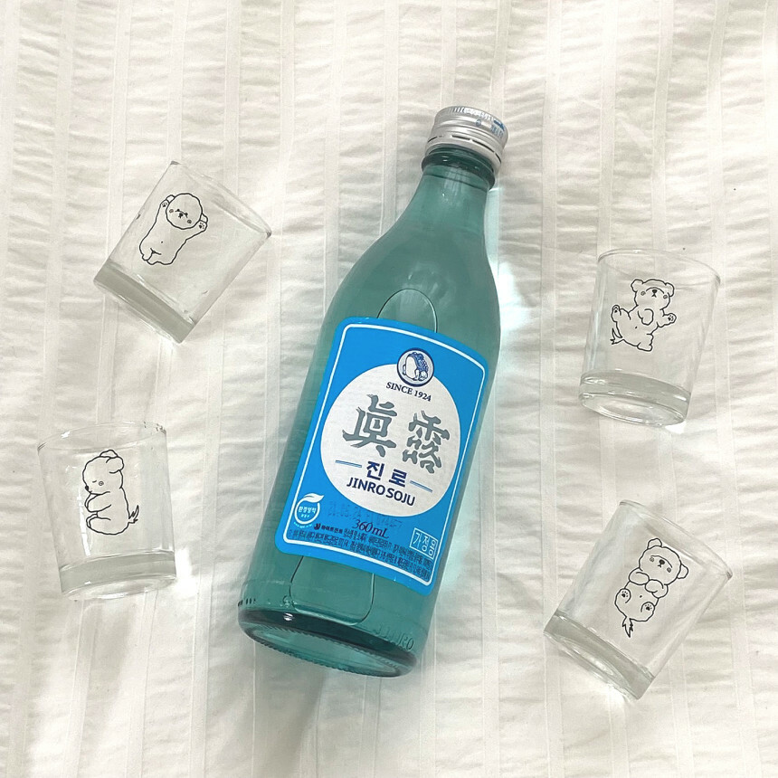 Tteokguknuna 比熊燒酌杯組