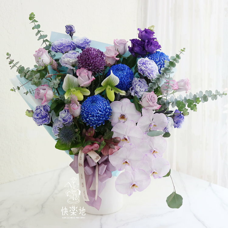 嵐紫芳菲 I 鮮花禮盒 flowers in box AF240581