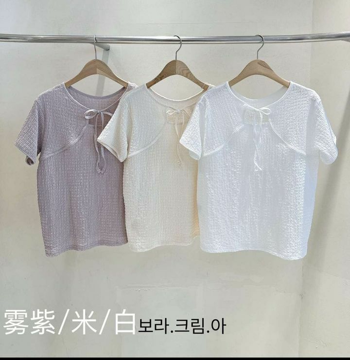 🇰🇷 韓國 綁繩 T-Shirts（K7/FA648）